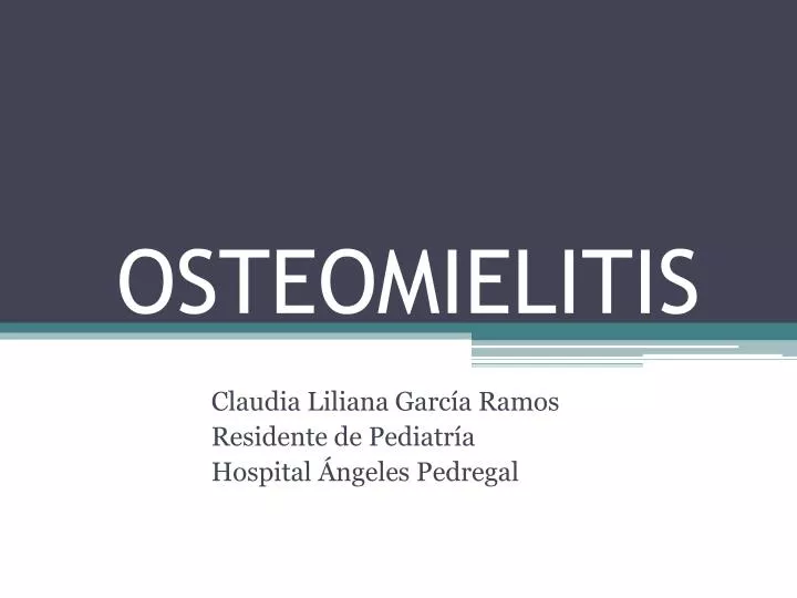 osteomielitis