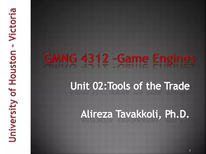gmng 4312 game engines