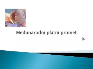 me unarodni platni promet