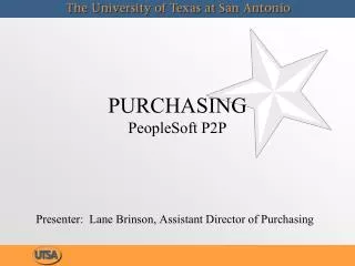 PURCHASING PeopleSoft P2P