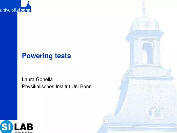powering tests