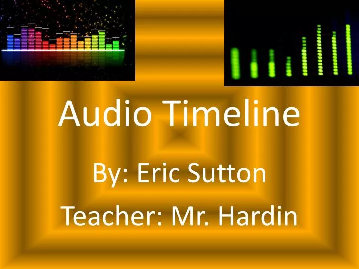 audio timeline