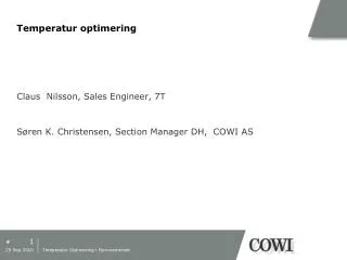temperatur optimering