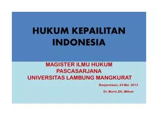 PPT - HUKUM KEPAILITAN PowerPoint Presentation, Free Download - ID:6328126