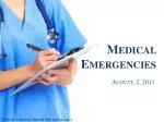 Medical Emergencies - slide 1