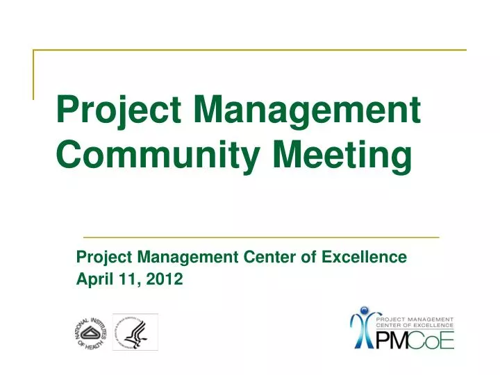 project management community meeting