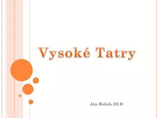 vysok tatry