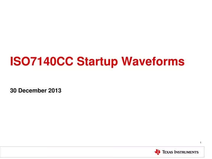 iso7140cc startup waveforms