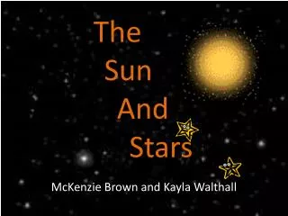 The Sun And Stars