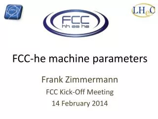 FCC-he machine parameters
