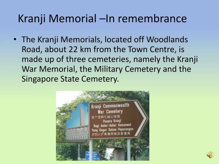kranji memorial in remembrance