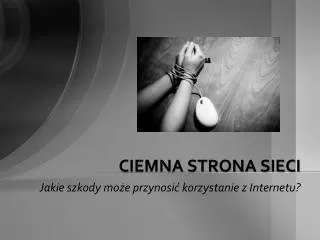 ciemna strona sieci