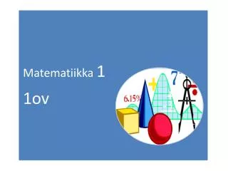 matematiikka 1