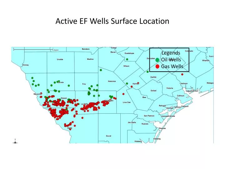 active ef wells surface location