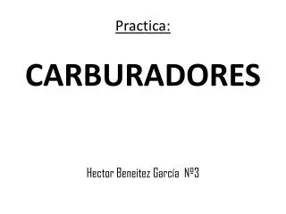 practica carburadores