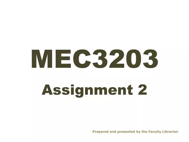 mec3203