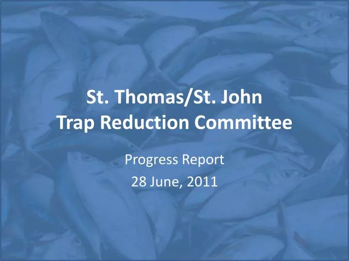 st thomas st john trap reduction committee