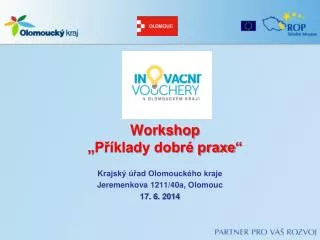 workshop p klady dobr praxe