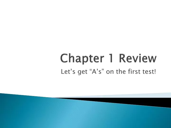 chapter 1 review