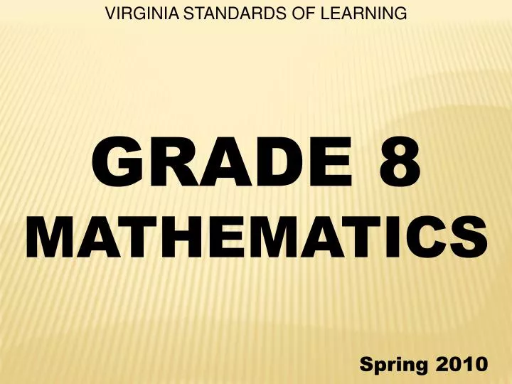 PPT - GRADE 8 MATHEMATICS PowerPoint Presentation, free download - ID ...