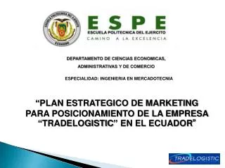 DEPARTAMENTO DE CIENCIAS ECONOMICAS , ADMINISTRATIVAS Y DE COMERCIO