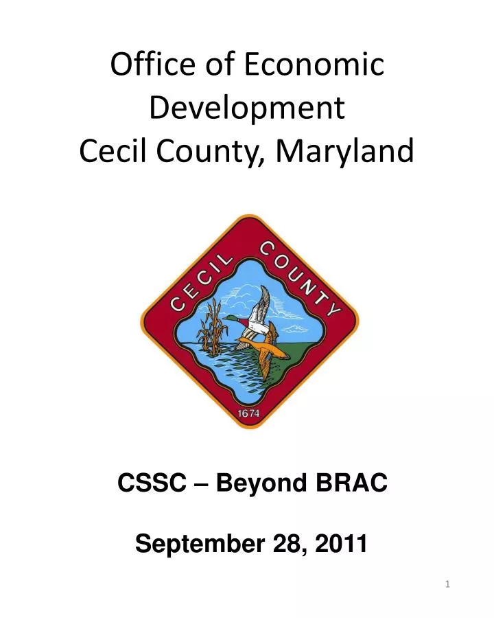 office of economic development cecil county maryland