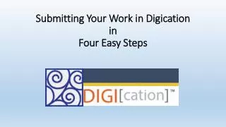 submitting your work in digication in four easy steps