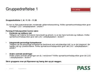 gruppedr ftelse 1
