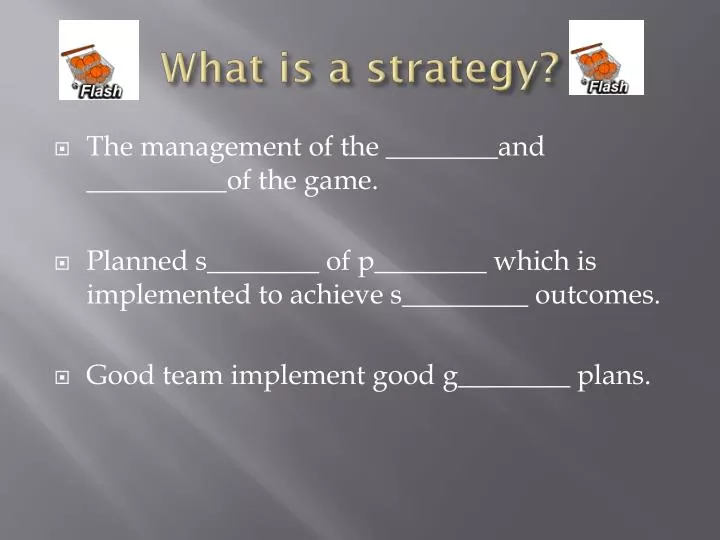what is a strategy