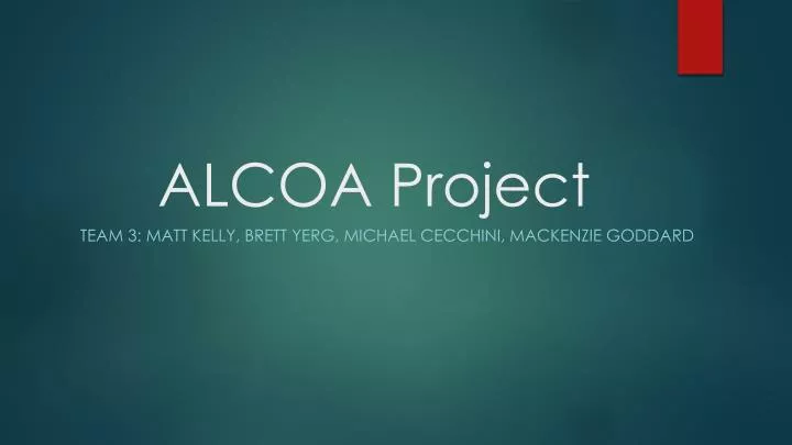 alcoa project