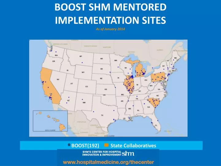 boost shm mentored implementation sites as of january 2014