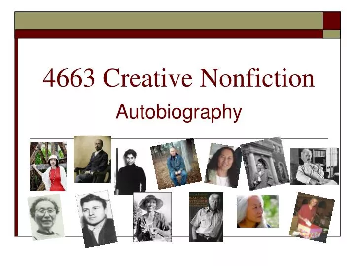 4663 creative nonfiction