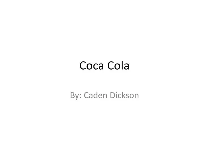 coca cola