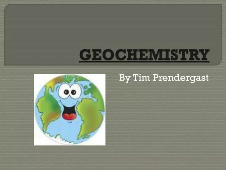 geochemistry