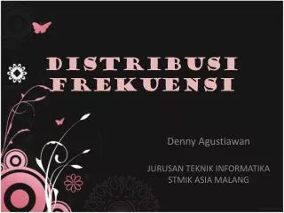 distribusi frekuensi