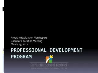 Professional Development Program