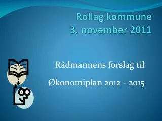 rollag kommune 3 november 2011