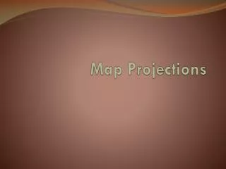 Map Projections