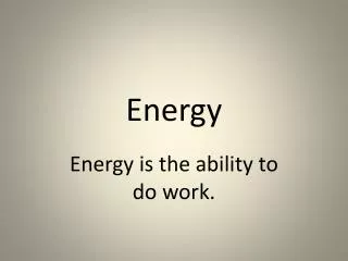 energy