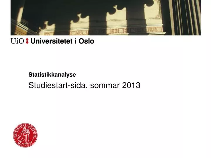 statistikkanalyse