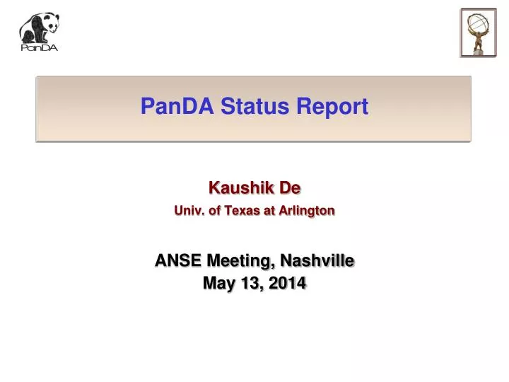 panda status report