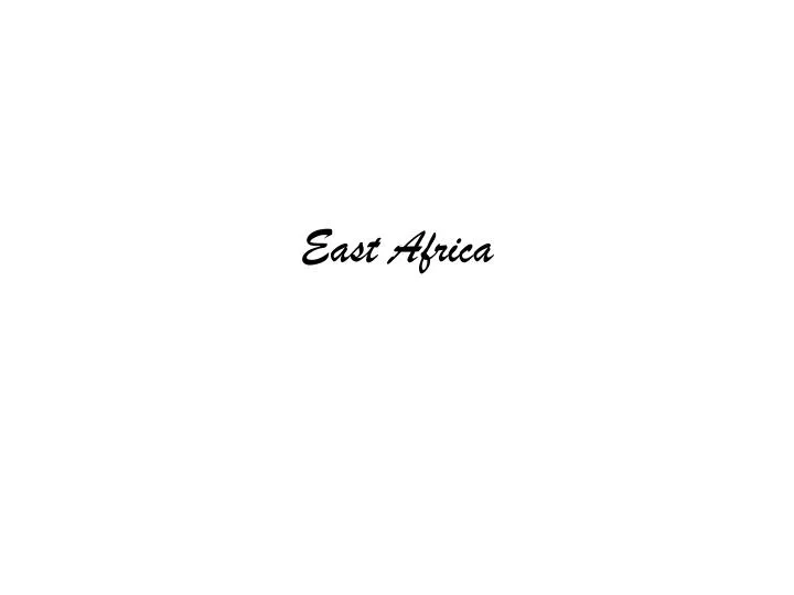 east africa