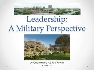 Leadership : A Military Perspective