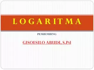 l o g a r i t m a