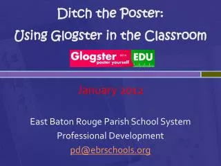 Ditch the Poster: Using Glogster in the Classroom