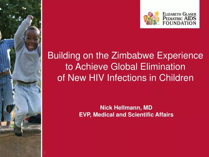 building on the zimbabwe experience to achieve global elimination of new hiv infections in children