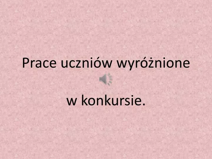 prace uczni w wyr nione w konkursie