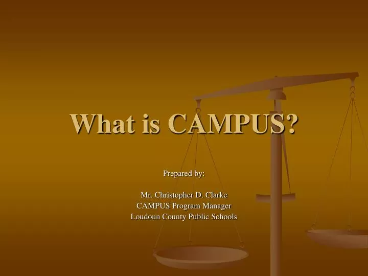 what is campus