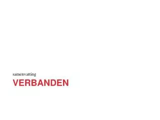 verbanden
