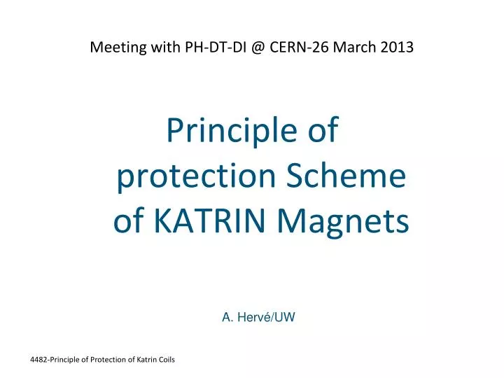 meeting with ph dt di @ cern 26 march 2013